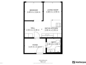 Pronájem bytu 2+kk, Bystřice - Radošovice, 43 m2