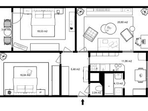 Prodej bytu 3+1, Ústí nad Labem, Maková, 82 m2