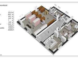 Prodej obchodního prostoru, Jedousov, 350 m2