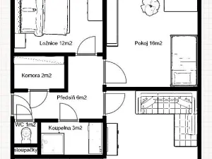 Pronájem bytu 3+1, Ústí nad Orlicí, Na Štěpnici, 72 m2