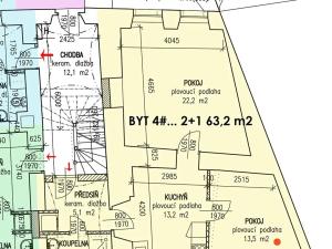 Prodej bytu 2+1, Kutná Hora, Jungmannovo náměstí, 63 m2