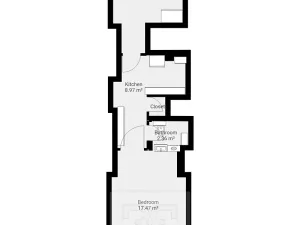 Pronájem bytu 2+1, Praha - Nusle, Spolupráce, 57 m2