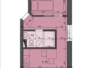 Prodej bytu 2+kk, Černá v Pošumaví, 31 m2