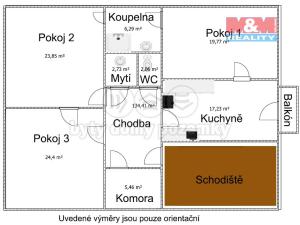 Pronájem bytu 3+1, Plzeň - Jižní Předměstí, Čechova, 105 m2