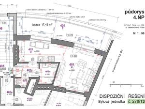 Prodej bytu 1+1, Praha - Veleslavín, Veleslavínská, 54 m2