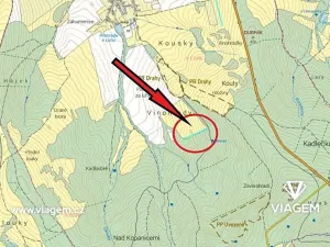 Prodej podílu pole, Horní Němčí, 1008 m2