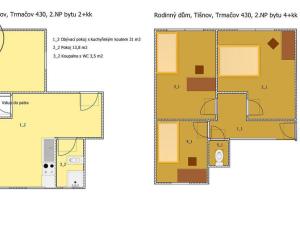 Prodej rodinného domu, Tišnov, Trmačov, 209 m2