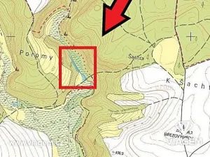 Prodej podílu lesa, Všeruby, 647 m2