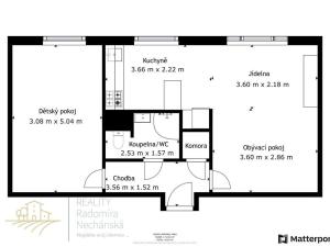 Prodej bytu 2+kk, Jičín - Valdické Předměstí, Kosmonautů, 53 m2