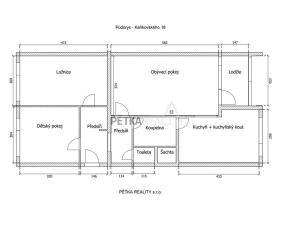 Prodej bytu 3+1, Praha - Kobylisy, Kaňkovského, 65 m2