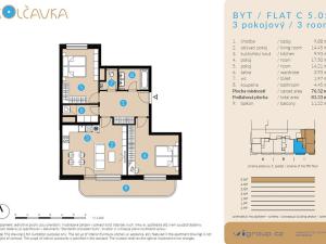 Prodej bytu 3+kk, Praha - Libeň, Nad Kolčavkou, 76 m2