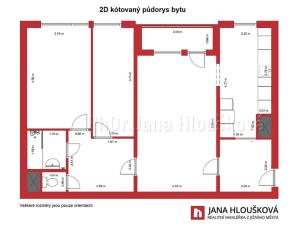 Prodej bytu 3+1, Praha - Chodov, Bachova, 72 m2