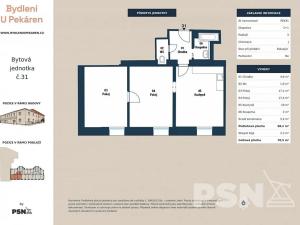 Prodej bytu 2+1, Praha - Hostivař, U Pekáren, 68 m2