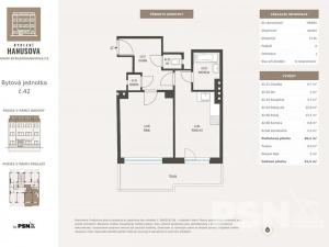 Prodej bytu 2+kk, Praha - Michle, Hanusova, 40 m2