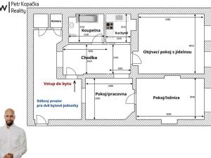 Prodej bytu 3+kk, Praha - Smíchov, Lidická, 90 m2