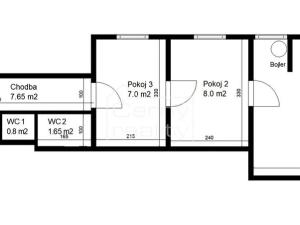 Pronájem bytu 1+1, Skuteč, Palackého náměstí, 75 m2