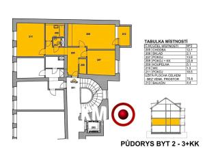 Prodej bytu 3+kk, Velké Meziříčí, 76 m2