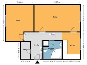 Prodej bytu 2+1, Chomutov, Kostnická, 62 m2