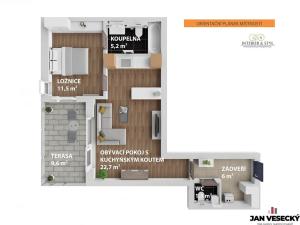 Prodej bytu 2+kk, Praha - Miškovice, Vrátenská, 58 m2