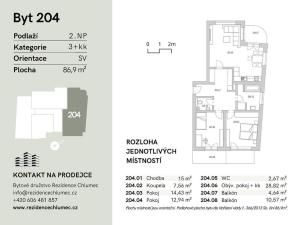 Prodej bytu 3+kk, Chlumec nad Cidlinou, Boženy Němcové, 86 m2