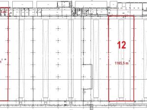 Pronájem skladu, Rousínov, Tománkova, 1254 m2