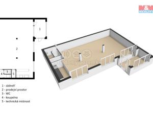 Pronájem obchodního prostoru, Dvůr Králové nad Labem, Legionářská, 105 m2