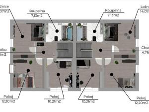 Prodej bytu 4+kk, Plzeň - Dolní Vlkýš, Na Lučním vrchu, 110 m2