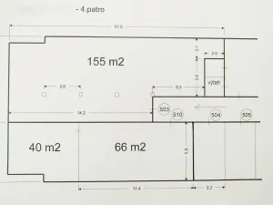 Pronájem kanceláře, Olomouc, Lipenská, 155 m2