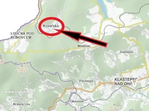 Prodej zahrady, Kovářská, 512 m2