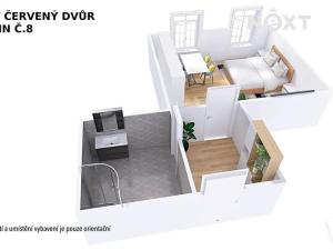 Prodej bytu 1+kk, Rapotín, Výzkumníků, 28 m2