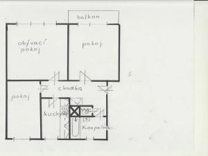 Prodej bytu 3+1, Čerčany, Družstevní, 64 m2