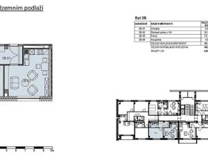 Pronájem bytu 2+kk, Ostrov, Lidická, 49 m2