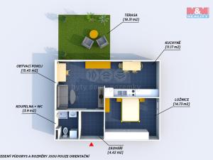 Prodej bytu 2+kk, Kařez, 49 m2