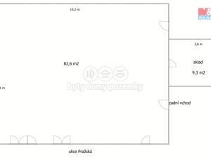 Pronájem obchodního prostoru, Kostelec nad Černými lesy - Kostelec nad Černými Lesy, 91 m2