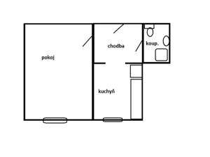 Pronájem bytu 1+1, Novosedlice, Drahénská, 28 m2