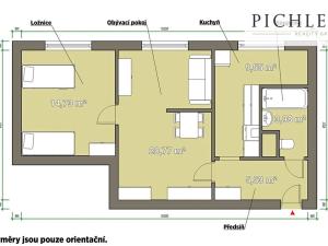 Pronájem bytu 2+1, Plzeň, Železničářská, 54 m2