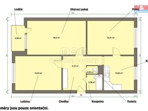 Prodej bytu 3+1, Hranice, Zahradní, 77 m2