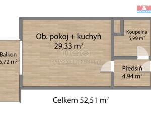 Prodej bytu 1+kk, Plzeň, 41 m2