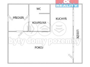 Pronájem bytu 1+kk, Pardubice - Polabiny, Bělehradská, 26 m2