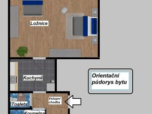 Pronájem bytu 1+kk, Deštné v Orlických horách, 28 m2