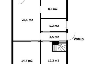 Prodej rodinného domu, Hošťka - Žebráky, 97 m2