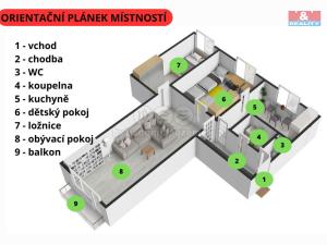 Prodej bytu 3+1, Polná, Palackého, 62 m2