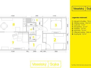 Pronájem bytu 3+1, Kladno - Kročehlavy, Italská, 68 m2