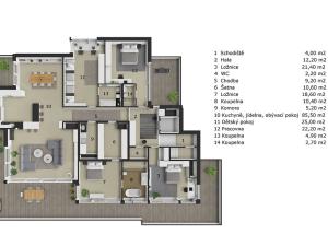Prodej bytu 5+kk, Praha - Radlice, U Dívčích hradů, 231 m2