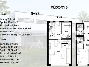 Prodej rodinného domu, Dolní Břežany, 134 m2