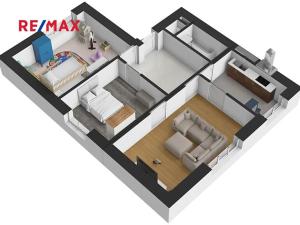 Prodej bytu 3+1, Stráž pod Ralskem, Mimoňská, 71 m2