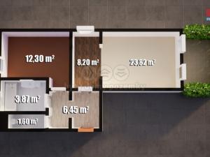 Prodej bytu 2+kk, Turnov, Křišťálová, 56 m2