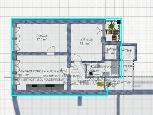 Pronájem bytu 3+kk, České Budějovice, Fráni Šrámka, 66 m2