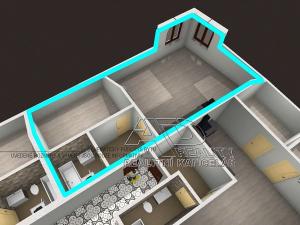 Pronájem bytu 2+kk, České Budějovice, Fráni Šrámka, 59 m2