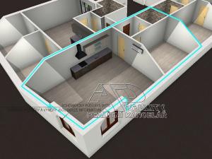Pronájem bytu 2+kk, České Budějovice, Fráni Šrámka, 59 m2